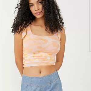 Free People Avenue Mesh Tank Top